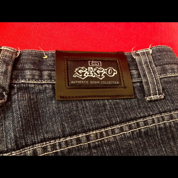 NEW HEMP LEAF BLUE men JEANS straight leg 36X32 - Picture 6 of 8